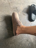 達芙妮半拖鞋女包頭復古百搭軟底一腳蹬懶人休閑勃肯鞋女鞋 灰色  39  曬單實(shí)拍圖