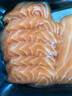 【腩背雙拼】冰鮮挪威三文魚(yú)刺身180g/盒 曬單實(shí)拍圖