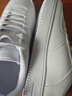 特步情侶男女板鞋小白鞋空軍一號冬季革面保暖運動板鞋休閑鞋 曬單實拍圖