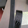 高檔泰國鱷魚皮皮帶男真皮高檔不帶頭自動平滑針扣無頭腰帶加長碼 3.8CM打孔黑色-肚皮 115cm 【33-35碼】 曬單實拍圖