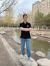 羅蒙牛仔褲男士2025新款秋冬款寬松直筒長(cháng)褲中年藍色休閑彈力春季男褲 060藍色 28 （2尺1適合100斤左右） 曬單實(shí)拍圖