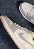 耐克（NIKE）官方Air Jordan 1 Low AJ1米灰 舒適百搭 男子低幫 553558-169 43 曬單實(shí)拍圖