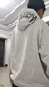 斯圖西（stussy）帽子刺繡秋冬加絨衛衣男女情侶美式高街寬松情侶連帽衫 奶奶灰【加絨加厚重磅連帽/優(yōu)質(zhì)款】 XL  【建議160-200斤】 曬單實(shí)拍圖