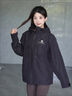 駱駝（CAMEL）硬殼沖鋒衣女單層外套24新款防水防風(fēng)衣登山服男 曬單實(shí)拍圖