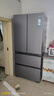 海爾（Haier）冰箱488升超薄60cm內法式多門(mén)四開(kāi)雙對開(kāi)門(mén)可嵌入小紅花套系變頻一級能效風(fēng)冷無(wú)霜大容量國家補貼 488L+594mm超薄+黑金凈化+母嬰三擋變溫 曬單實(shí)拍圖