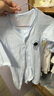 婧麒嬰兒衣服夏季薄款新生寶寶提花連體衣純棉空調(diào)服爬服夏裝單件 小鯨魚綠 73cm 曬單實拍圖