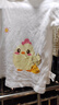 優(yōu)奇寶寶秋衣嬰兒衣服純棉印花內衣T恤套頭全棉卡通兒童春秋打底衣服 曬單實(shí)拍圖