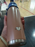 杯具熊（BEDDYBEAR）銳氣雙飲蓋運動(dòng)保溫杯男女吸管水杯大容量學(xué)生杯子西高地600ML藍 曬單實(shí)拍圖