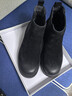 百麗（Belle）張凌赫同款男鞋休閑靴冬季新商場(chǎng)款切爾西靴加絨8WA01DD5 黑色-單里 42 (260mm) 曬單實(shí)拍圖