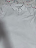 中學(xué)生白色校服內搭上衣短袖T恤翻領(lǐng)POLO衫夏季小學(xué)生班服打底衫 白色凈板 均碼 170 曬單實(shí)拍圖