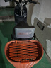電動(dòng)車(chē)摩托車(chē)后置車(chē)筐菜籃子電動(dòng)車(chē)后尾掛籃收納加大后車(chē)簍小元寶 褐色+蓋子 大號34*25*23 曬單實(shí)拍圖