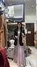 Hhyii版型chao正 灰色西裝外套女春秋免燙高級感百搭氣質(zhì)休閑西服 黑色. S 曬單實(shí)拍圖