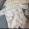 童泰嬰兒連體衣新生兒衣服四季0-6月初生寶寶哈衣爬服純棉內衣2件裝 黃白小樹(shù)（四季款） 59cm (建議1-3個(gè)月身高55-60cm) 曬單實(shí)拍圖