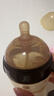 世喜嬰兒奶瓶10個(gè)月以上ppsu寶寶仿母乳斷奶奶嘴300ml帶重力球手柄 曬單實(shí)拍圖