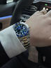 勞力士王子男士手表瑞士正品綠水鬼黑水鬼全自動(dòng)機械表原裝進(jìn)口男表潛水表 間金藍面 41mm 曬單實(shí)拍圖