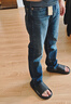 Levi's李維斯男士502經(jīng)典錐形美式復古時(shí)尚簡(jiǎn)約休閑通勤牛仔褲情侶衣櫥 水洗藍 30 (32) 曬單實(shí)拍圖