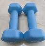 Ma fitness啞鈴男士健身家用器材六角小啞鈴5kg男生宿舍防銹純鐵4kg一對公斤 2KG*2只天空藍-初級力量訓練 藍色 曬單實(shí)拍圖