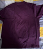 fingercroxxit純棉短袖t恤男2026夏季簡(jiǎn)約小眾高級感休閑百搭半袖 紫 2XL 曬單實(shí)拍圖