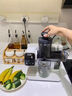 膳魔師（THERMOS）原汁機臥式榨汁機渣汁分離小型家用果汁機便攜式水果蔬菜全自動(dòng)料理機多功能大口徑EHA-2110D-E 灰色 曬單實(shí)拍圖