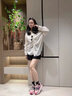奧迪馳 AODELZ阿甘鞋厚底內增高透氣冰絲網(wǎng)面真皮老爹鞋女小個(gè)子百搭休閑運動(dòng)鞋 粉色 38 曬單實(shí)拍圖