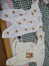 貝瑞加（Babyprints）嬰兒連體衣2件裝新生寶寶蝴蝶衣長(cháng)袖護肚連身衣滿(mǎn)月服 小熊59 曬單實(shí)拍圖