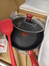 特福（Tefal）平底鍋家用牛排不粘煎鍋少油煙有鈦煎餅鍋電磁爐燃氣灶通用26cm 曬單實(shí)拍圖