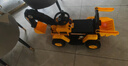 爸爸媽媽兒童挖掘機四輪電動(dòng)車(chē)1-8歲玩具車(chē)男孩可坐人工程車(chē)挖土勾機挖機 曬單實(shí)拍圖