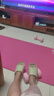 回力拖鞋女浴室防滑一字拖厚底eva沙灘涼鞋SDJ-0396 淺綠  38-39  曬單實(shí)拍圖