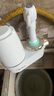 美的（Midea）凈水器水龍頭過(guò)濾器家用自來(lái)水過(guò)濾器凈水器直飲廚房衛生間通用除余氯除水垢雙出水可清洗濾芯 微氣泡一機4芯【12級去除農殘】 曬單實(shí)拍圖