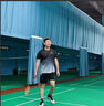 NBA VIBE-NIKE運動(dòng)套裝男夏季冰絲速干衣t恤跑步訓練短袖短褲健身衣服透氣 耐克-黑灰兩件套清爽一夏 耐克-2XL 建議140-160斤 曬單實(shí)拍圖