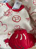 巴拉巴拉嬰兒連體衣新生兒哈衣爬服寶寶衣服2025新年季拜年服209125120203 曬單實(shí)拍圖