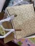 蔻馳（COACH）【品牌直供】女士CITY 33女士大號(hào)托特包單肩手提包5696IMNLJ 曬單實(shí)拍圖