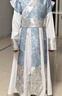 妮莎倍兒漢服男童春秋兒童國風(fēng)古裝演出服2025新款帥氣公子 藍色 130 曬單實(shí)拍圖