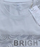 京東京造【涼感印花T】短袖男士t恤男抗菌防螨 bright白色 XL 曬單實(shí)拍圖