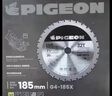PIGEON 彩鋼板鋸片 G4-185金屬鋸切割片 不銹鋼鋁材塑料多功能切割片 合金185MM金屬鋸片*1片裝 曬單實(shí)拍圖