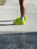 特步260X2.0賽訓兼備跑鞋男碳板回彈緩震透氣輕盈回彈運動(dòng)跑步鞋女 新熒光綠【男】 43 曬單實(shí)拍圖