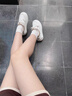 UNITESWAY小白鞋女2025秋季新款牛皮百搭休閑鞋女時(shí)尚簡約通勤舒適軟底女鞋 白色【皮面】 35 曬單實(shí)拍圖
