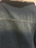 森馬（Semir）牛仔外套女拼接仿兔毛翻領(lǐng)寬松港風(fēng)冬季落肩夾棉夾克103724108001 曬單實(shí)拍圖