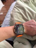 完壯適用于查理德iwatchs10蘋(píng)果手表帶applewatch987代se男ultra2一體保護殼 橙色拼透明殼 【表帶+表殼一體】 S10  46mm(10代) 曬單實(shí)拍圖