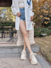 星期六品牌超火老爹鞋女2025秋季新款厚底鞋子時(shí)尚輕便增高運(yùn)動(dòng)休閑女鞋 米白色 SSD1112E23 37 曬單實(shí)拍圖
