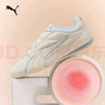 彪馬（PUMA）薄底鞋|彩色低幫休閑鞋男女款冬季運動(dòng)鞋CATCH403955 雪白色-浮潛藍-01 37.5 曬單實(shí)拍圖