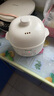 小質(zhì)2L電煮鍋電熱鍋小電鍋宿舍小鍋電蒸鍋學(xué)生寢室一體泡面小火鍋多功能不粘鍋DZG02T（帶蒸籠） 曬單實(shí)拍圖