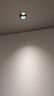 雷士（NVC）LED射燈客廳過道背景嵌入式洗墻小山丘鋁材7瓦暖白黑杯【蓮華】 曬單實(shí)拍圖