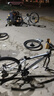 金武端自行車(chē)成人山地車(chē)公路賽車(chē)單車(chē)騎行變速超輕越野中學(xué)生初中青少年 頂配版-輻條輪-黑白色 26寸21速 曬單實(shí)拍圖