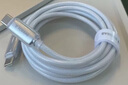 圖拉斯小冰線 蘋果充電線快充適用iPhone14 13 12 11 8 Pro MAX手機ipad平板車載carplay數(shù)據(jù)線pd30w認證 銀白色1.2M冰爽手感丨低溫快充丨贈理線帶 曬單實拍圖