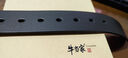 牛當家 真皮皮男牛皮腰帶針扣頭層牛皮1101 深咖色禮物 115-125cm 曬單實(shí)拍圖
