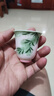 陶云尚手繪茶杯聞香杯德化白瓷手工品茗杯陶瓷主人杯茶盞功夫茶具單杯 手繪聞香杯【綠竹】 曬單實(shí)拍圖