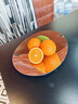 HUYO 304不銹鋼果盤(pán)客廳高檔輕奢干果零食擺放盤(pán)子食品級加厚水果托盤(pán) SUS304鏡面盤(pán) 【大】 曬單實(shí)拍圖