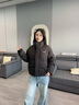 波司登（BOSIDENG）2025新款情侶同款時(shí)尚運(yùn)動(dòng)羽絨服B250246360 黑色8056 XS 155/80A 曬單實(shí)拍圖