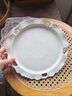 佳億廚連輕奢陶瓷牛排西餐盤(pán)家用菜盤(pán)甜品壽司盤(pán)復古創(chuàng  )意浮雕盤(pán)水果點(diǎn)心盤(pán) 10.3英寸陶瓷圓盤(pán) 曬單實(shí)拍圖